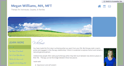 Desktop Screenshot of megancwilliamstherapy.com